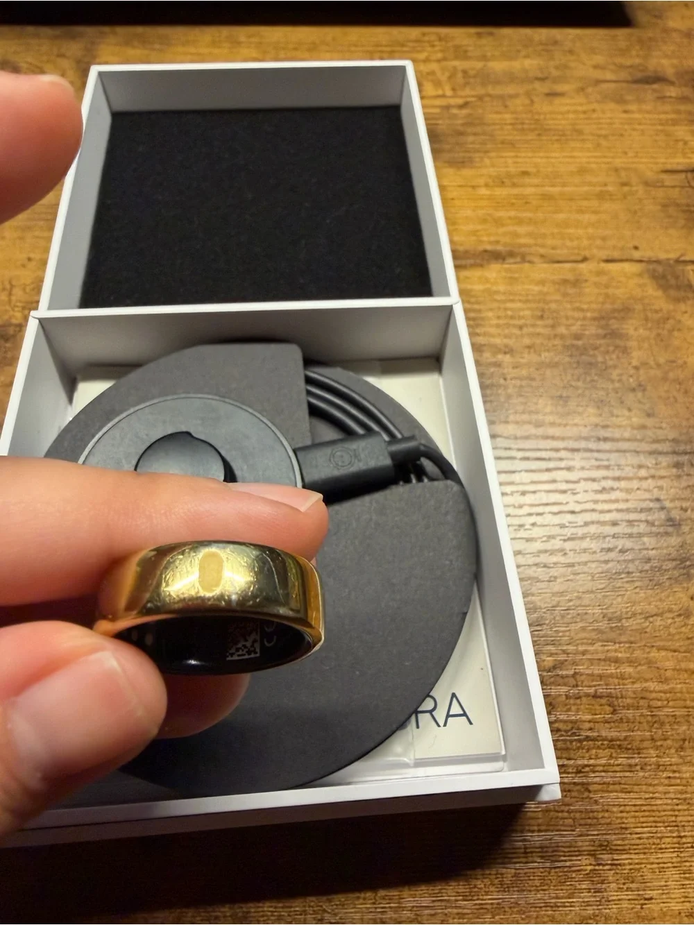 Oura Ring Gen3 Horizon Ring — Gold - Size 11